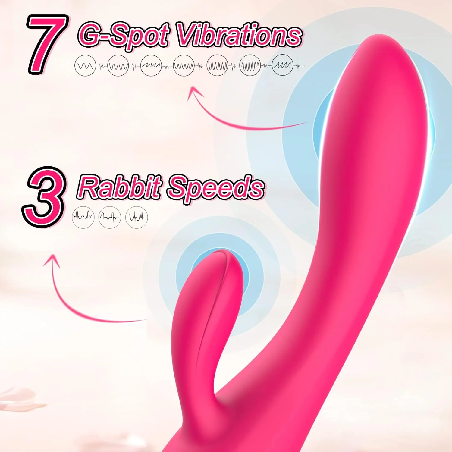PulseBunny Dual Motor Rabbit Vibrator - Image 3