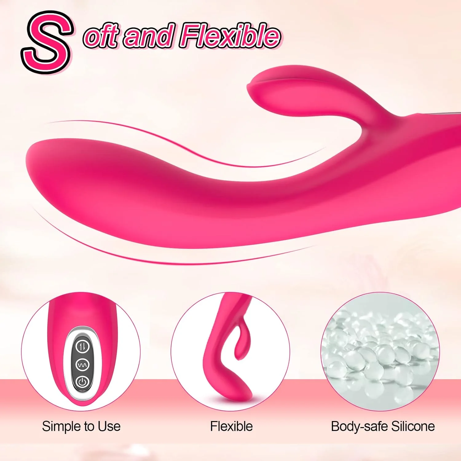 PulseBunny Dual Motor Rabbit Vibrator - Image 4