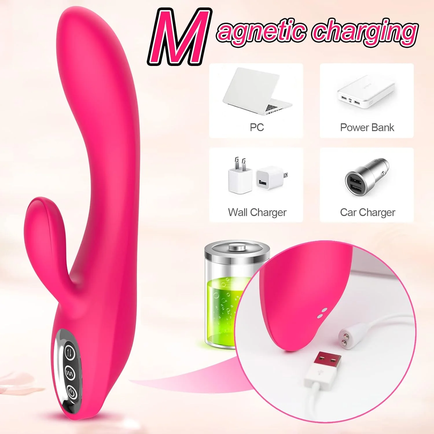 PulseBunny Dual Motor Rabbit Vibrator - Image 5