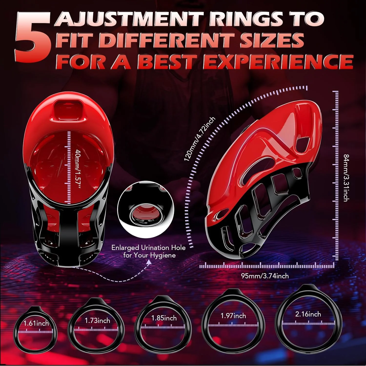 PulseCage Vibrating Male Chastity Cage - Image 3