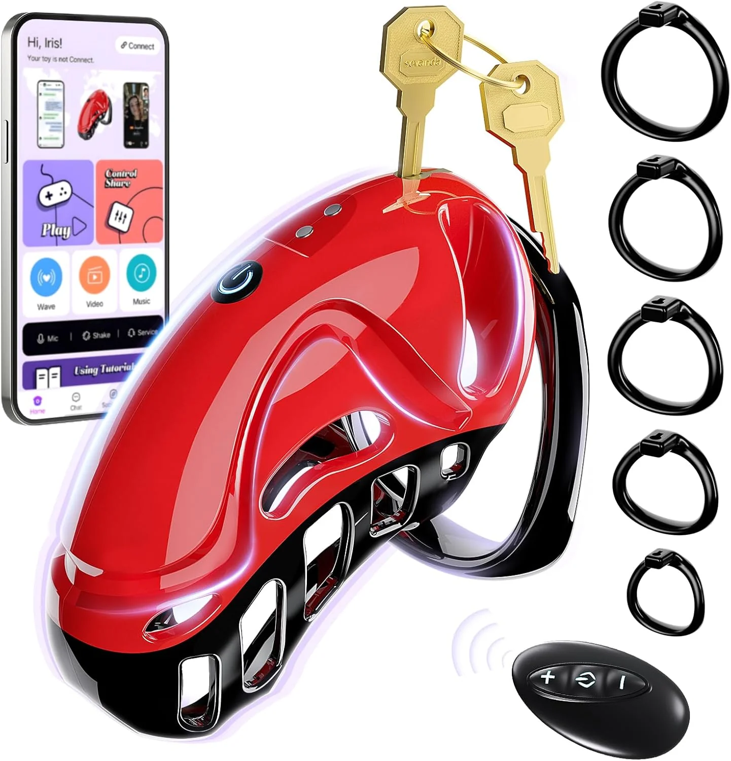 PulseCage Vibrating Male Chastity Cage - Image 8
