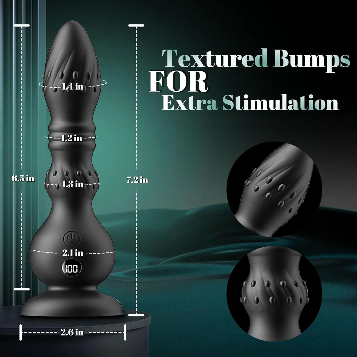 PulseDrive 6-in-1 Thrusting Anal Vibrator - Image 5
