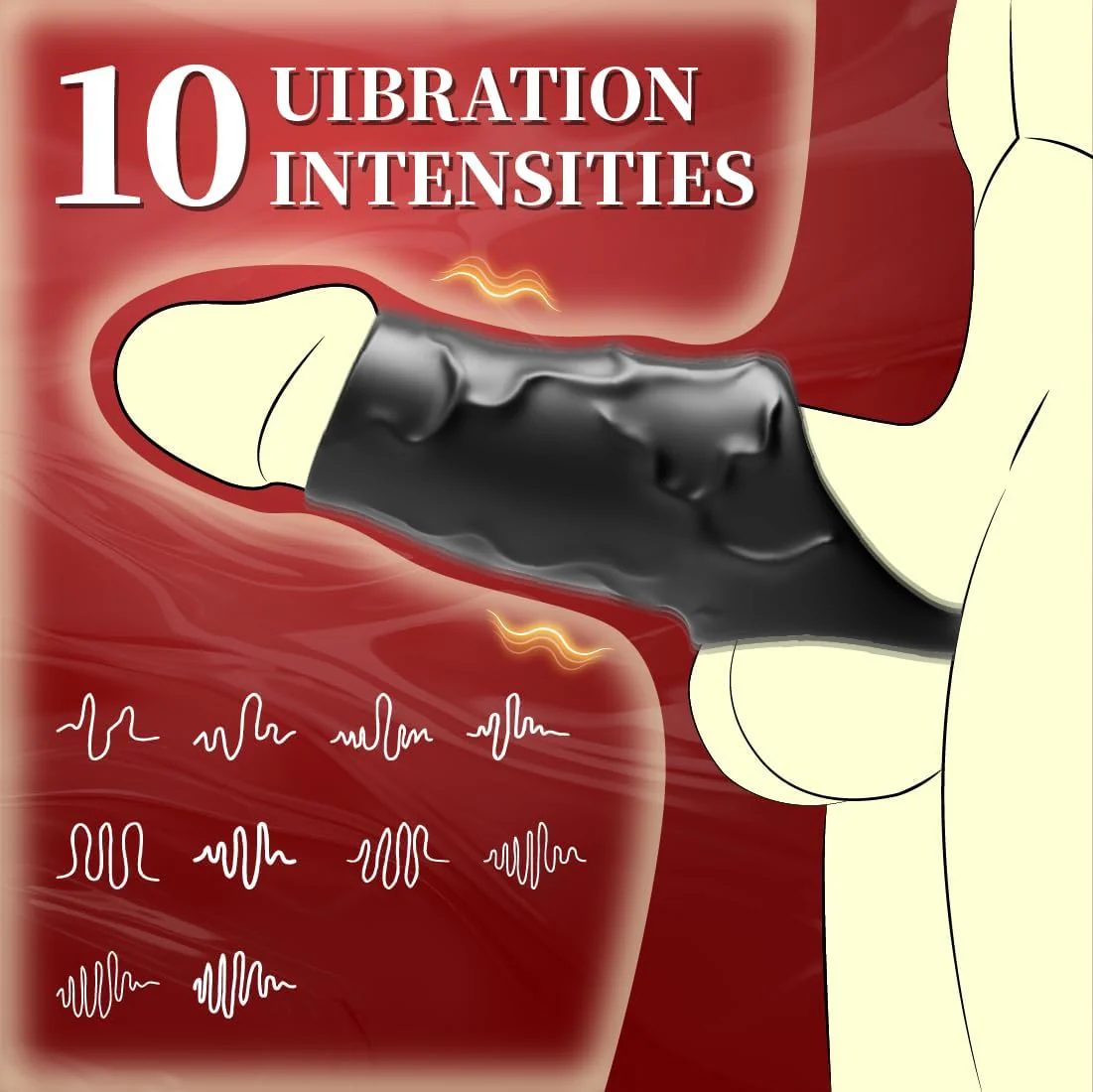 PulseGrip Vibrating Penis Sleeve - Image 3