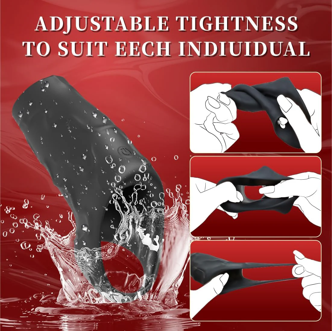PulseGrip Vibrating Penis Sleeve - Image 4