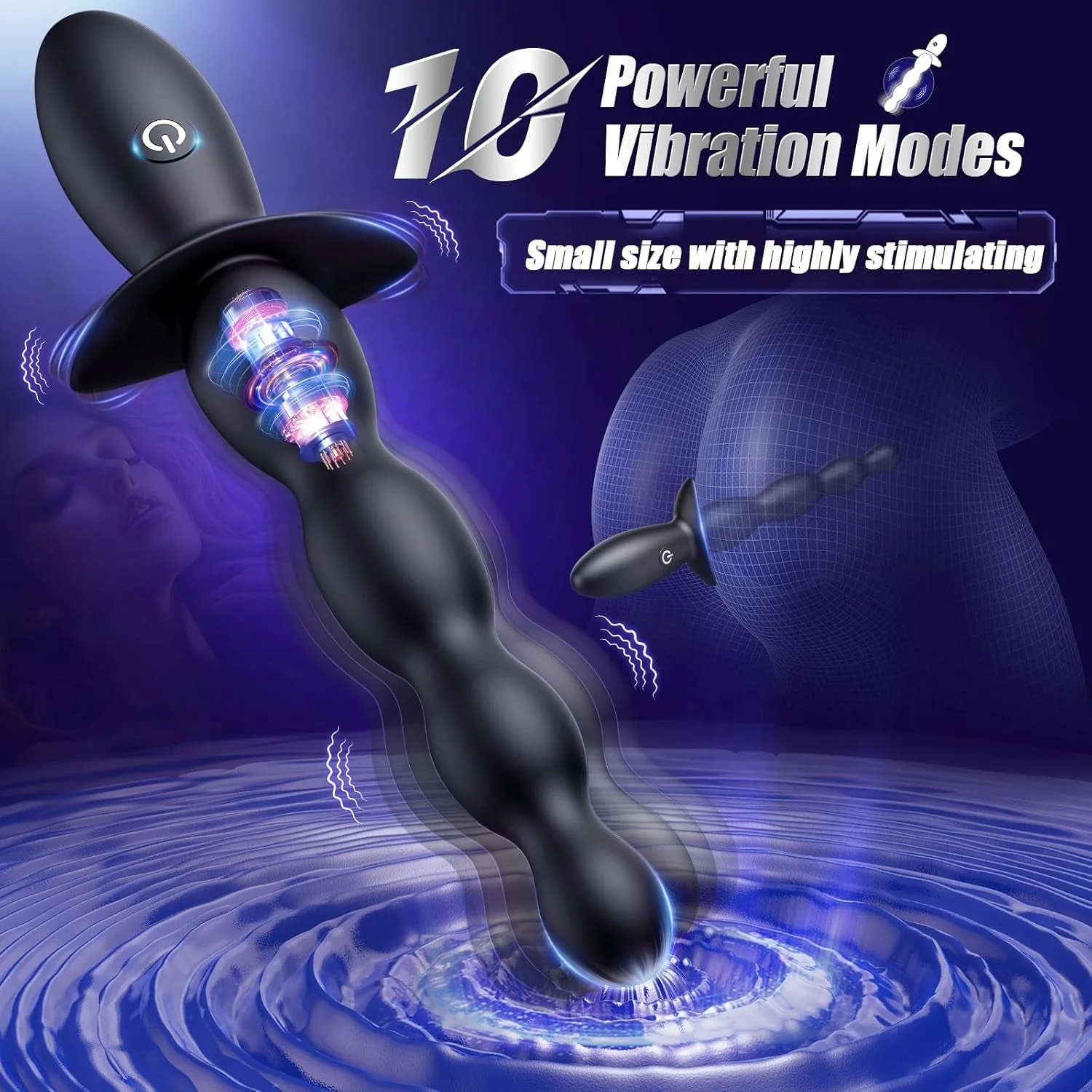 PulseLadder App-Control Anal Beads Vibrator - Image 2