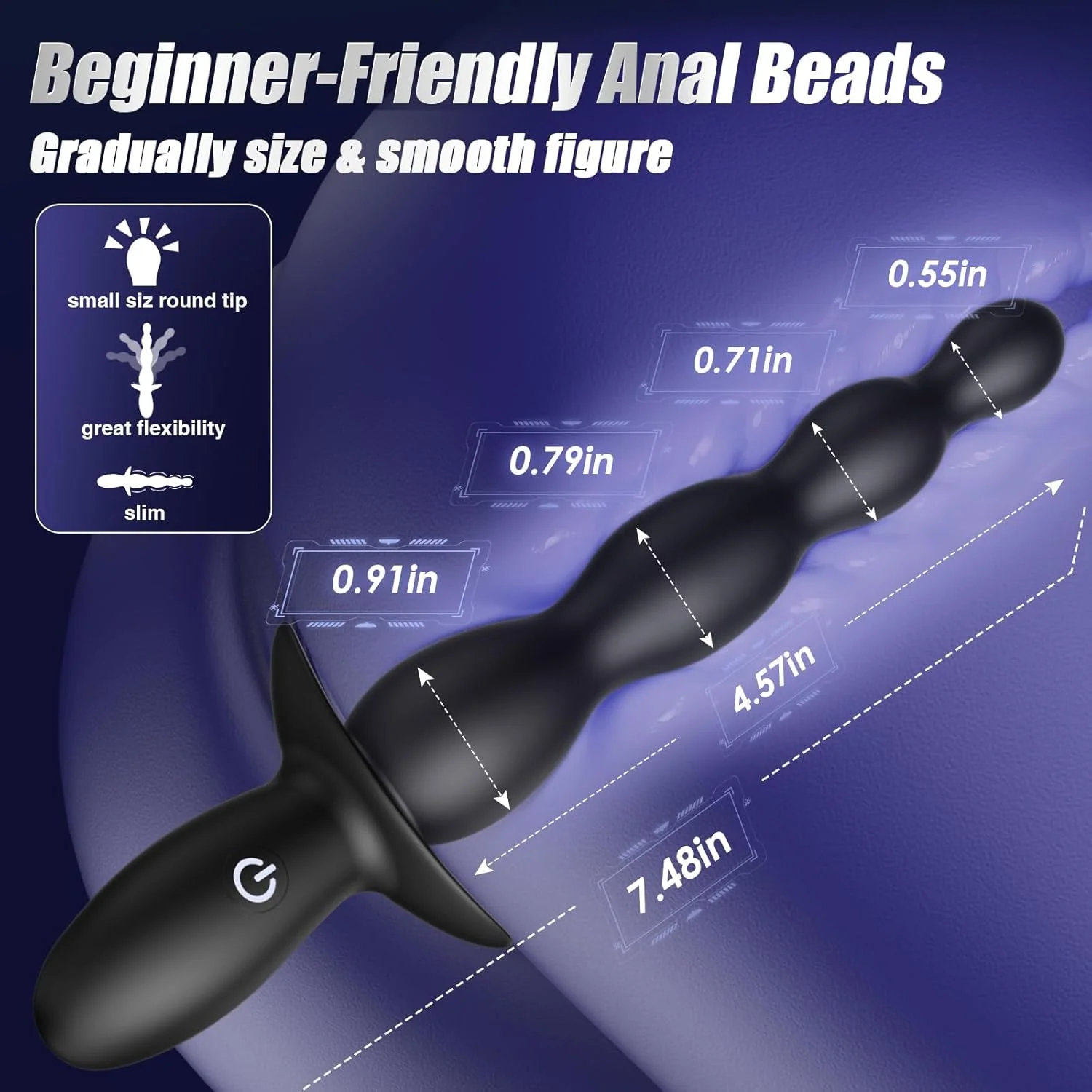 PulseLadder App-Control Anal Beads Vibrator - Image 5