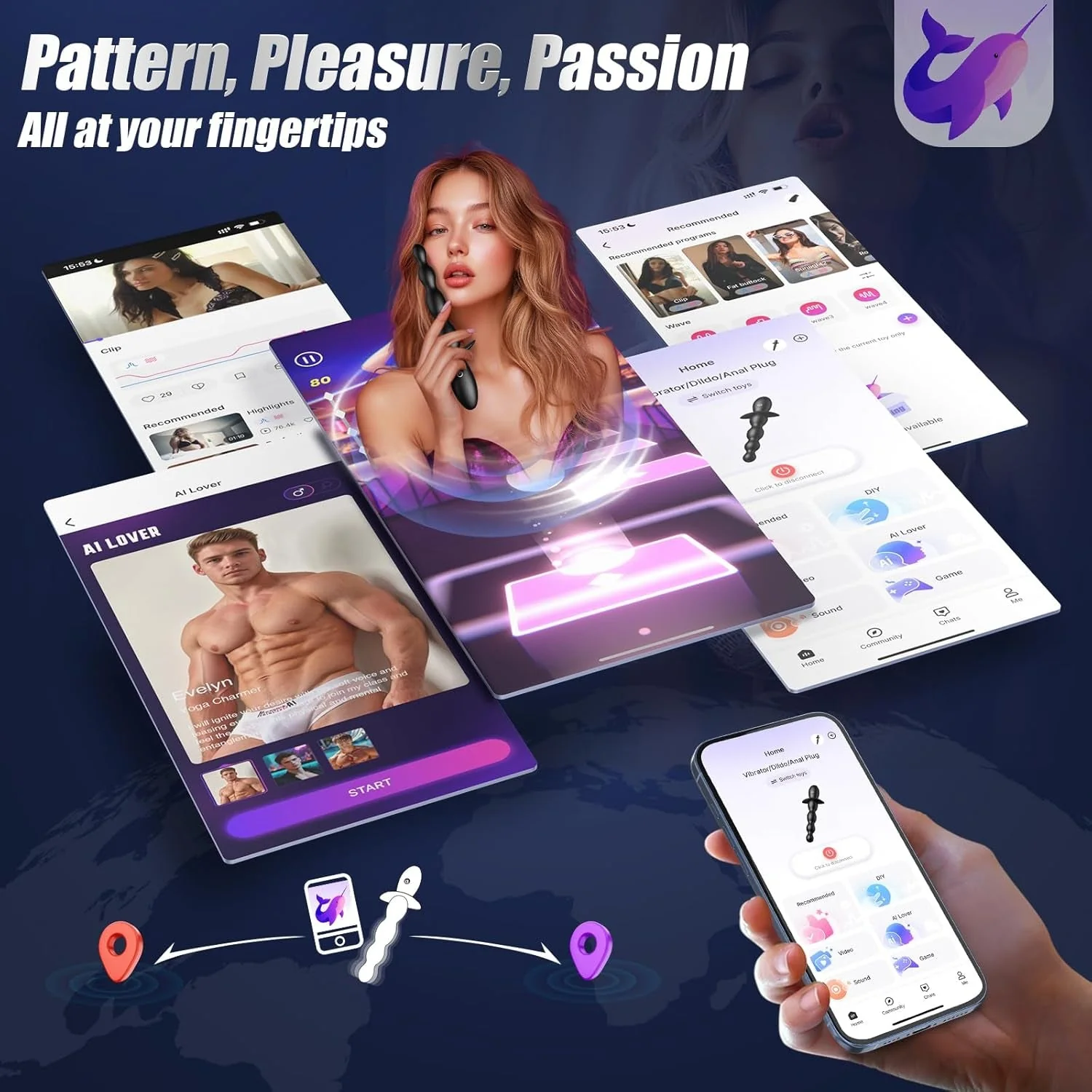 PulseLadder App-Control Anal Beads Vibrator - Image 6