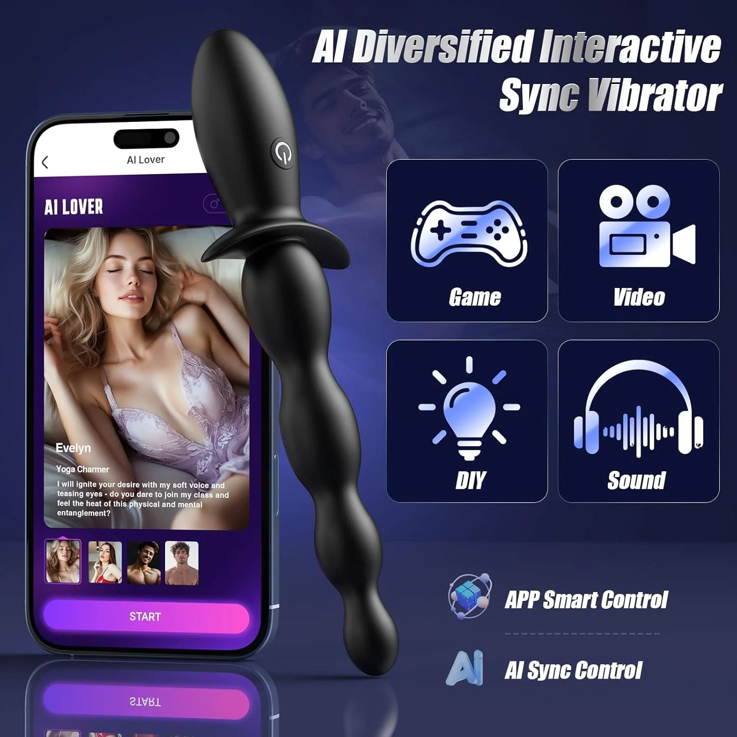 PulseLadder App-Control Anal Beads Vibrator - Image 9