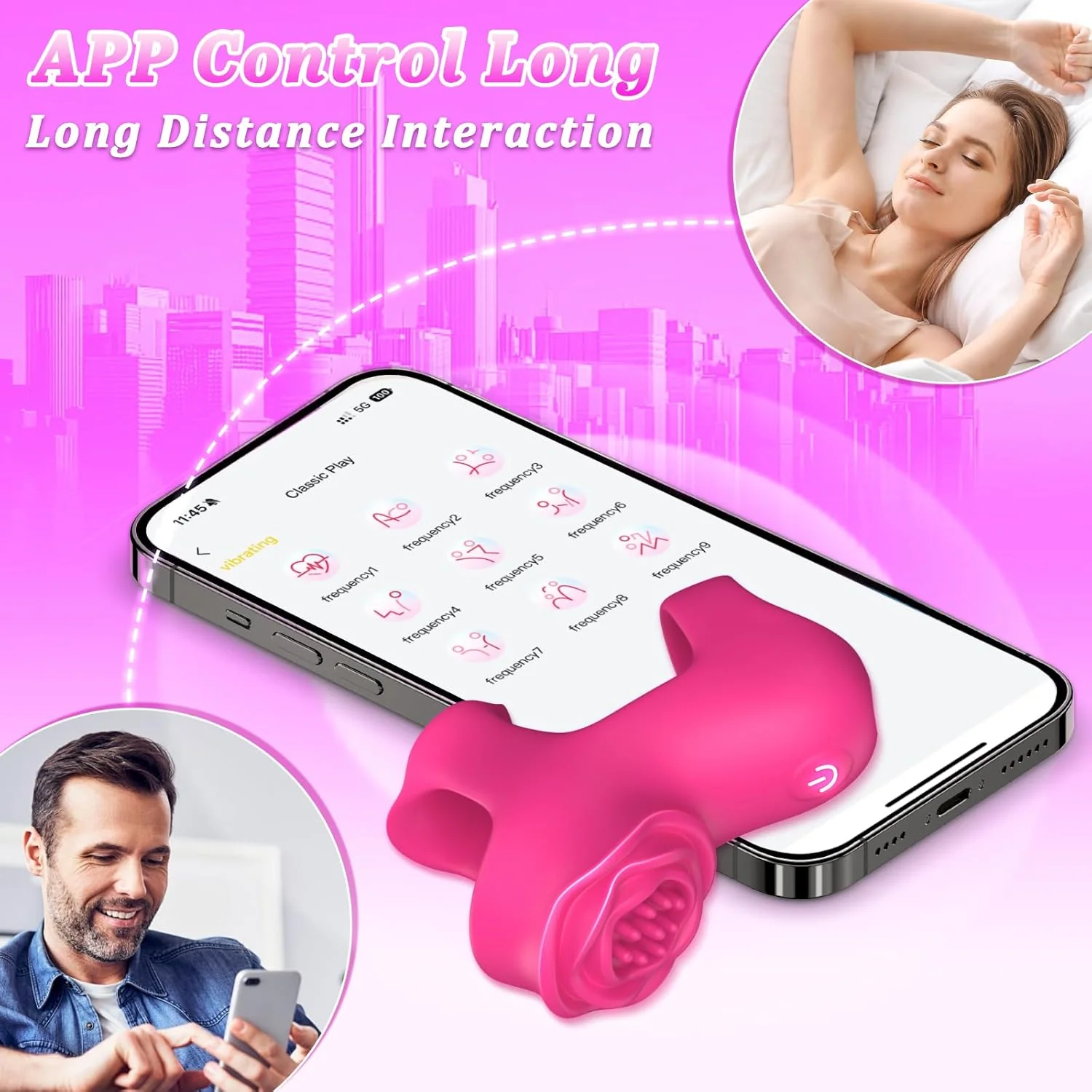 PulseLink App-Controlled Finger Vibrator - Image 3