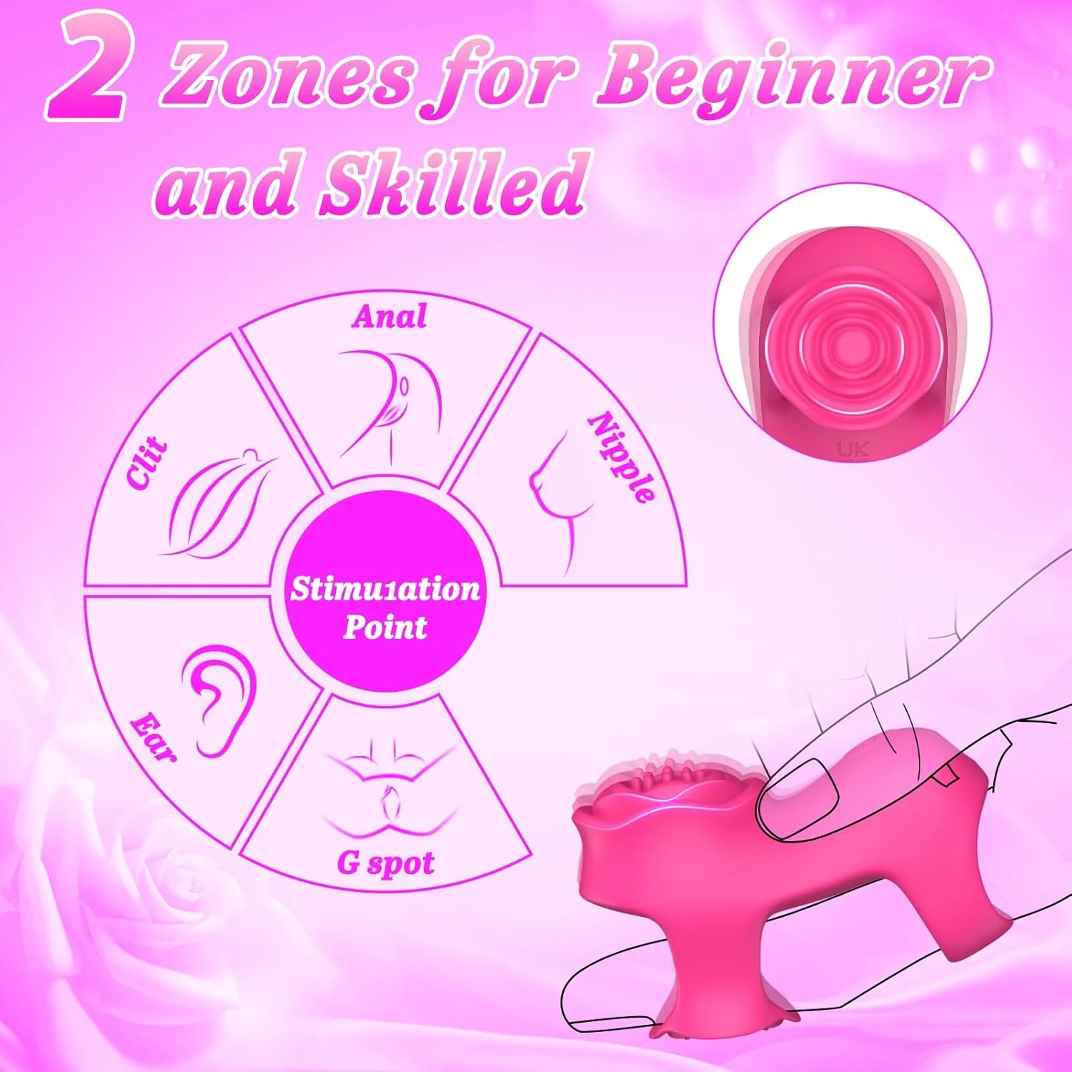 PulseLink App-Controlled Finger Vibrator - Image 5