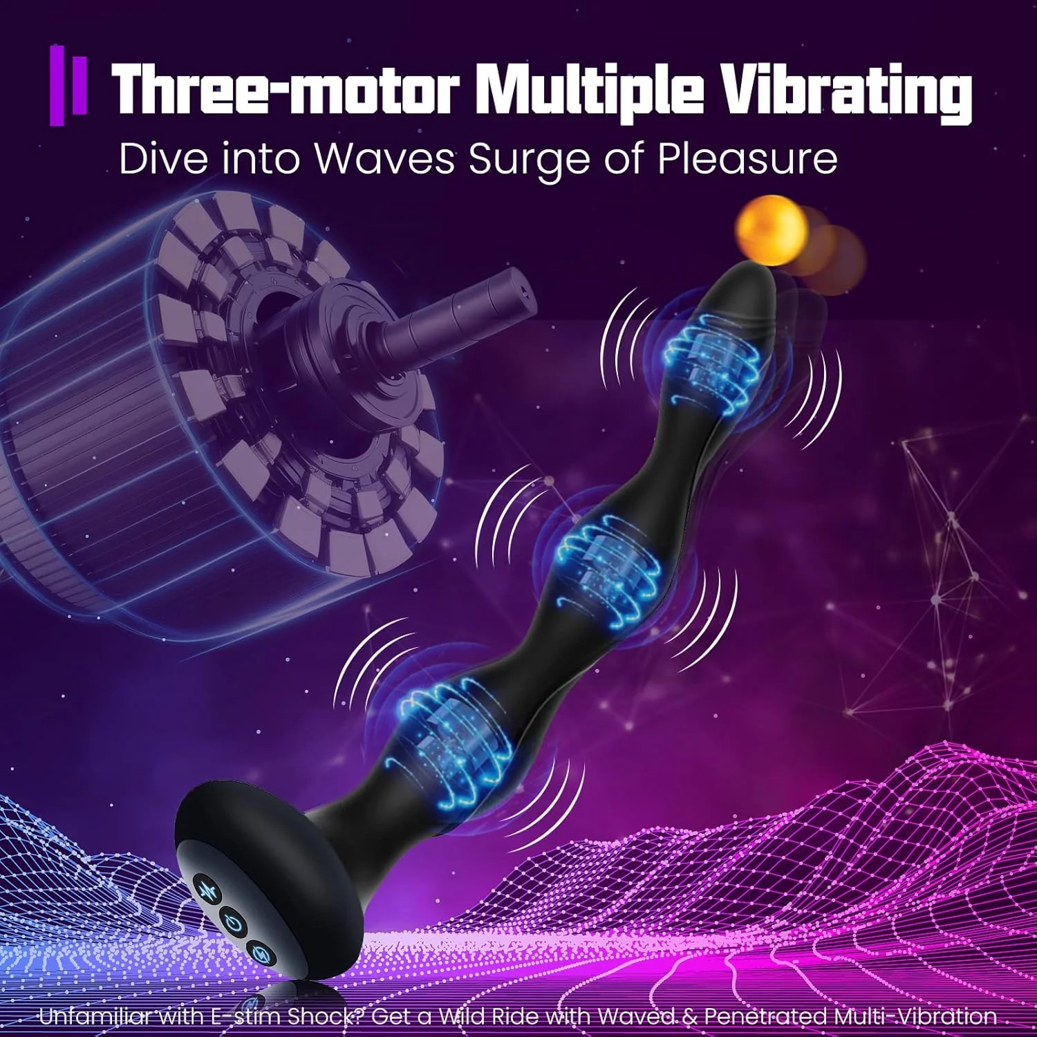 PulseLuxe E-Stim Anal Massager Plug - Image 4