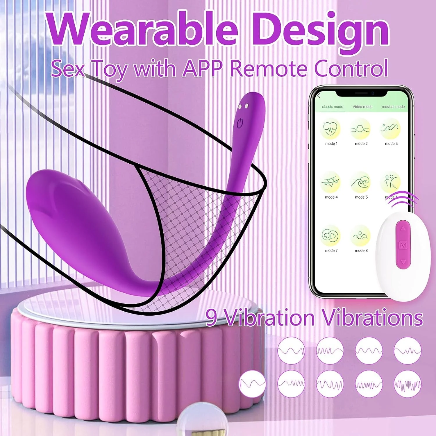 PulseMate 9X Vibe Egg Vibrator - Image 6