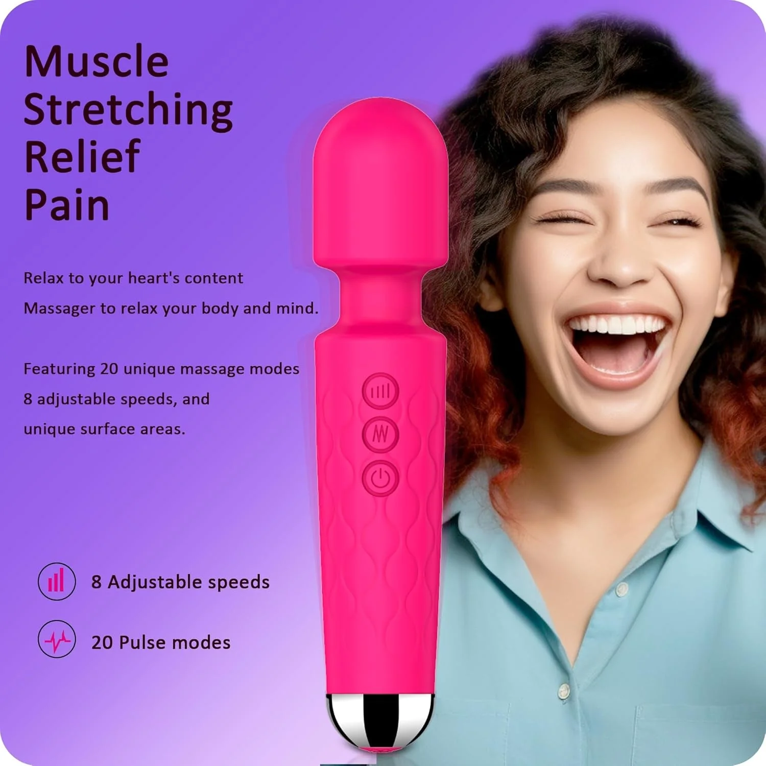 PulseMini G-Spot Wand Vibrator - Image 3