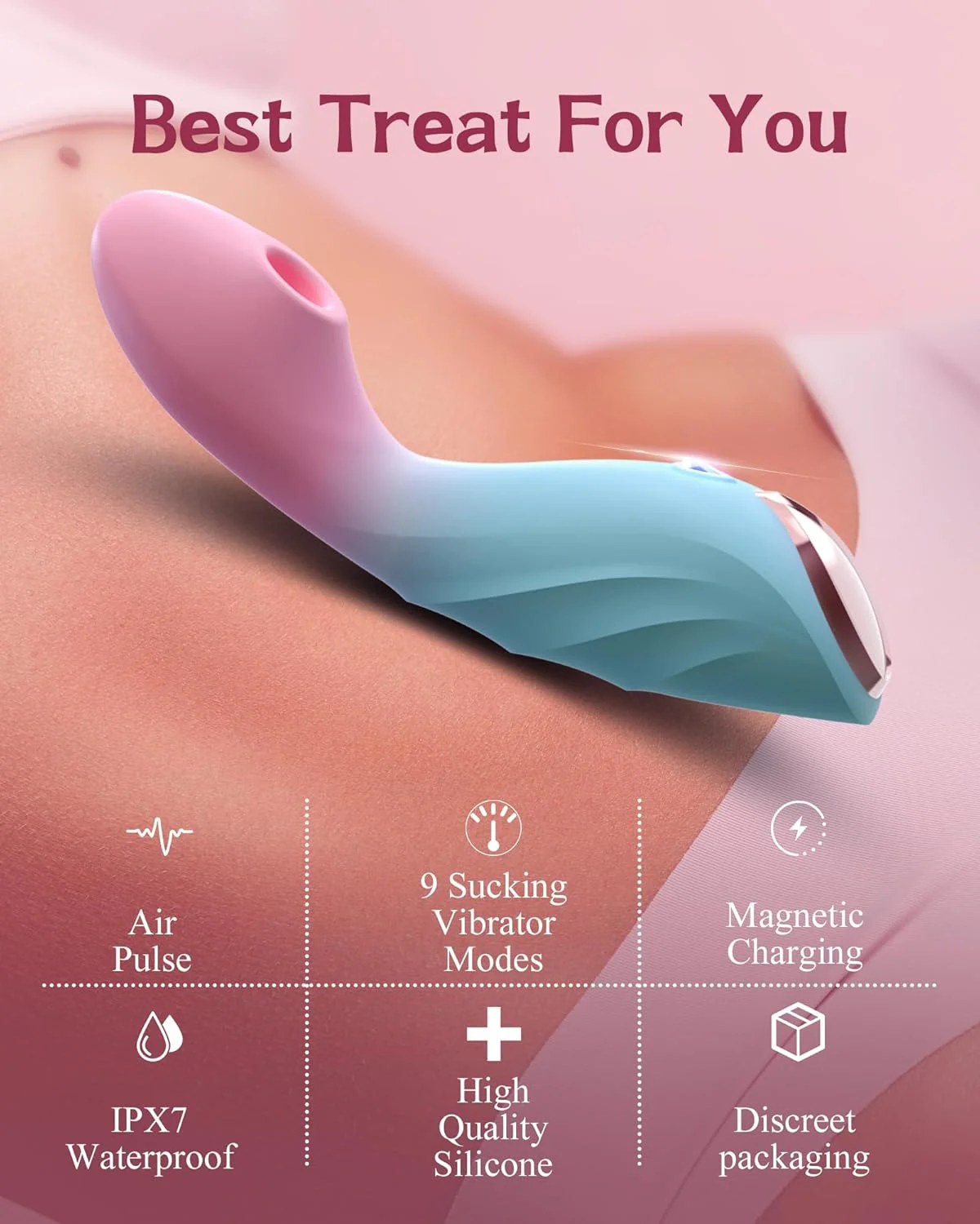 PulsePetal G-Spot & Clit Suction Vibrator - Image 5