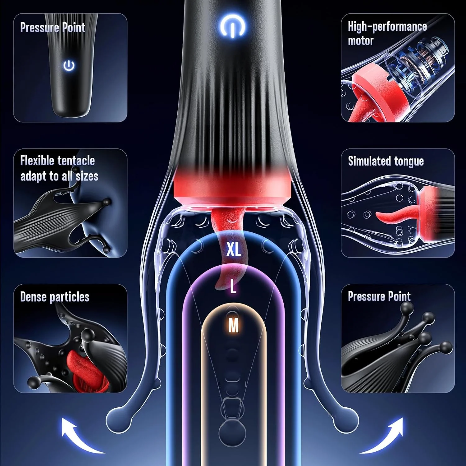 PulseQuad Tentacle Male Trainer Masturbator - Image 6