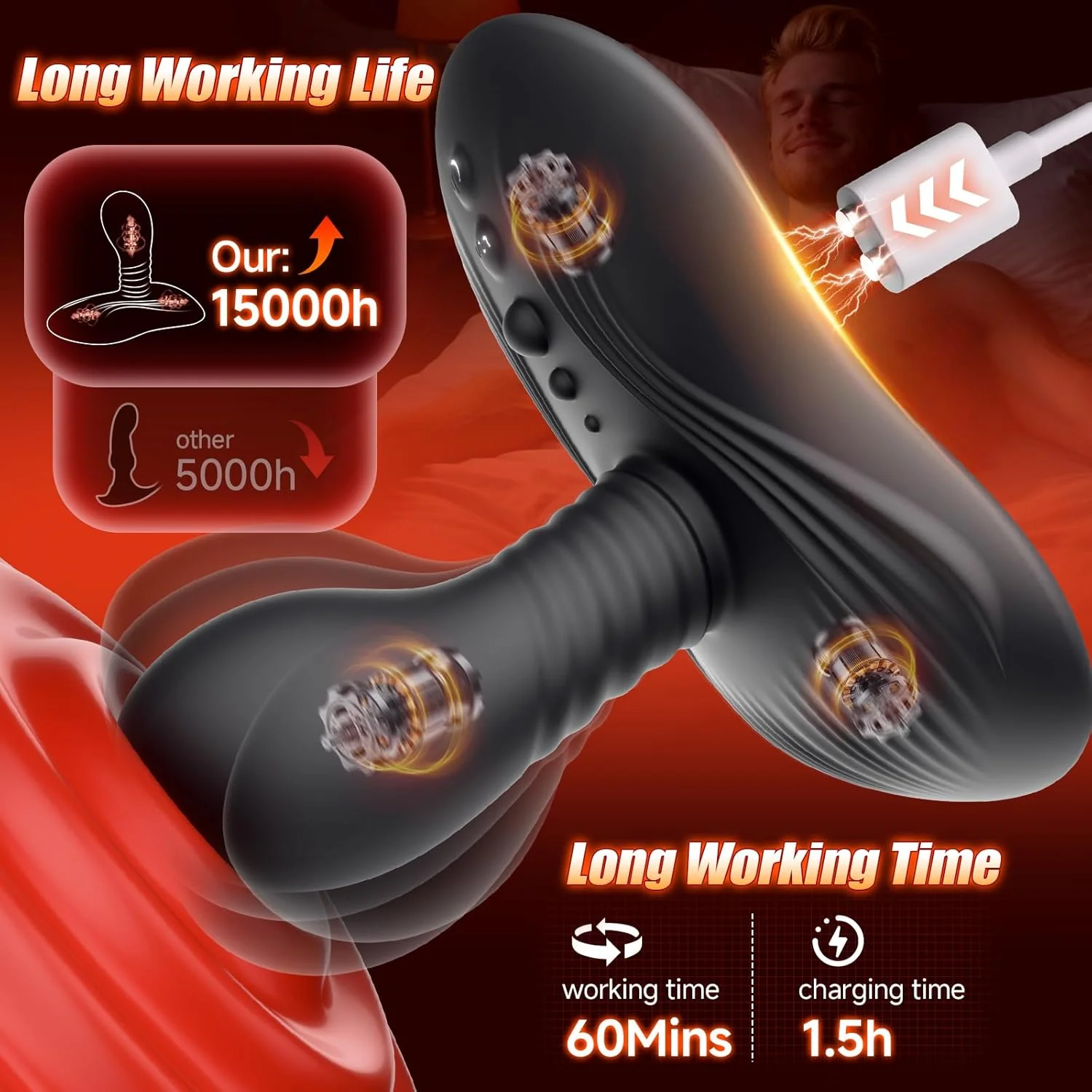 PulseRider 7-in-1 Rotating Prostate Grinder - Image 6