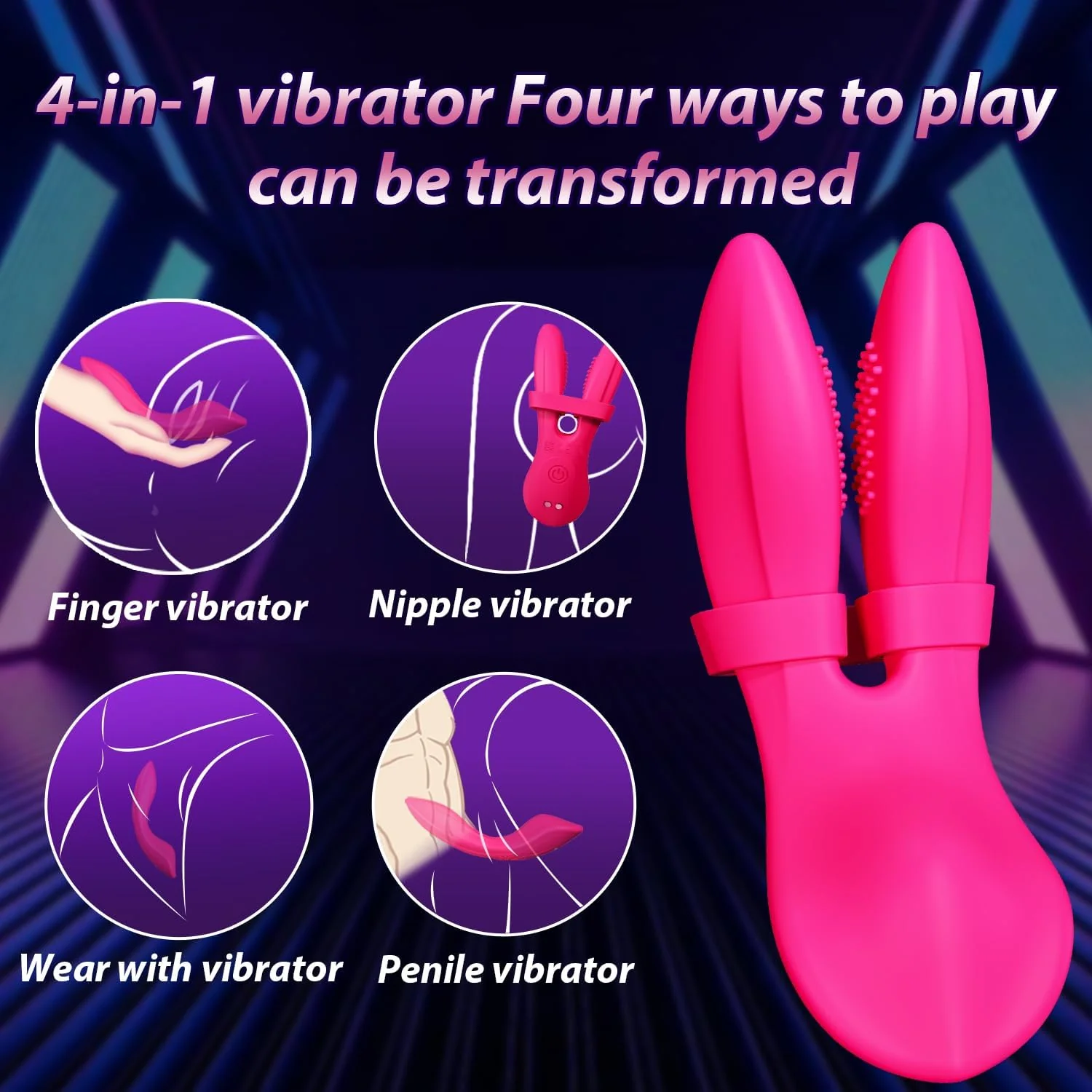PulseShift 4Play Finger Vibrator - Image 3
