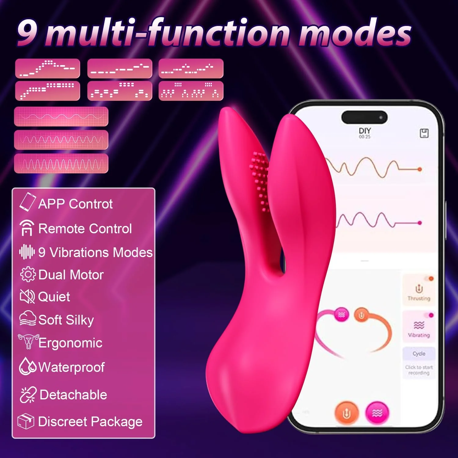 PulseShift 4Play Finger Vibrator - Image 4