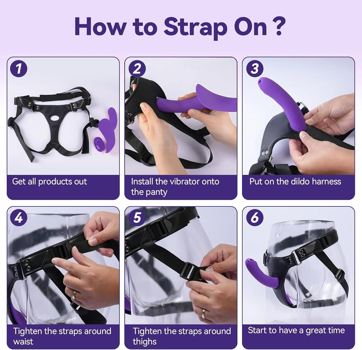 PulseStrap Pegging Vibrating Dildo Strap-On - Image 6
