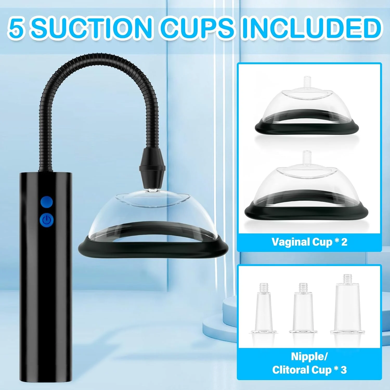 PulseSuction Clit & Nipple Suction Pump Kit - Image 3
