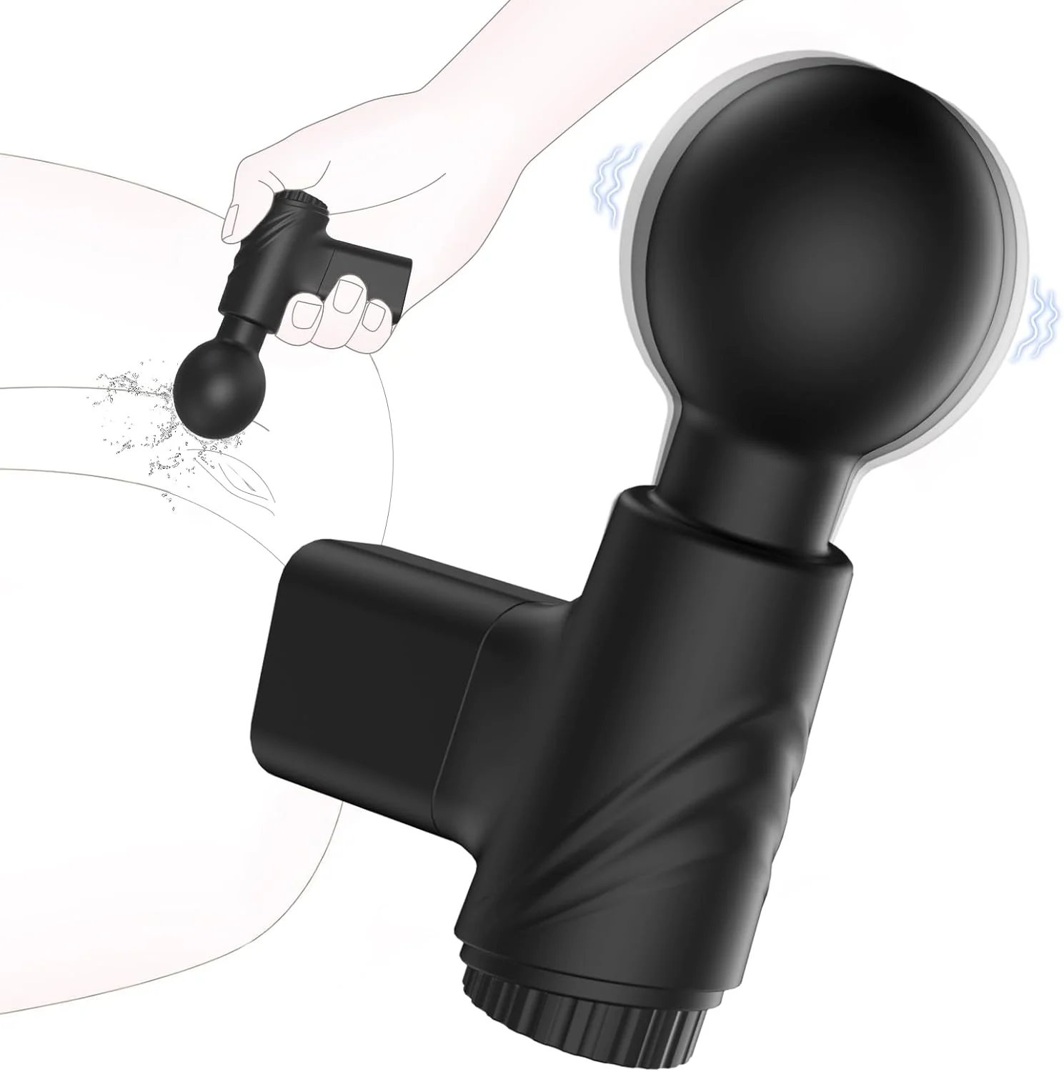 PulseWhisper Mini Wand Vibrator - Image 8