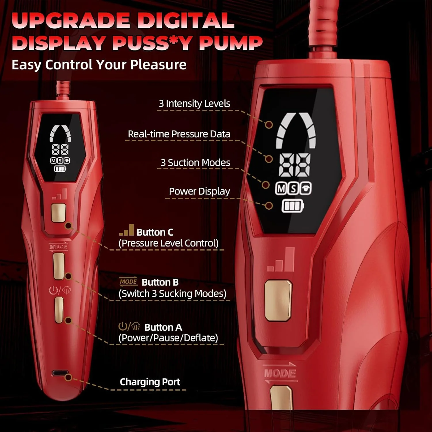 Pressoria 3X Pulse Clitoral Pump - Image 5