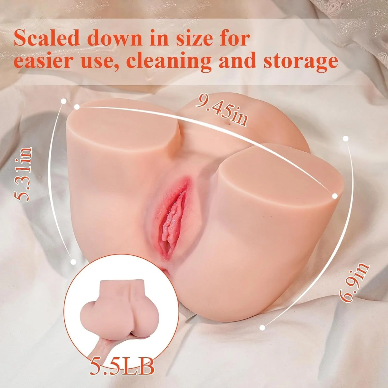 RealFeel Silicone Buttocks Sex Doll - Image 3