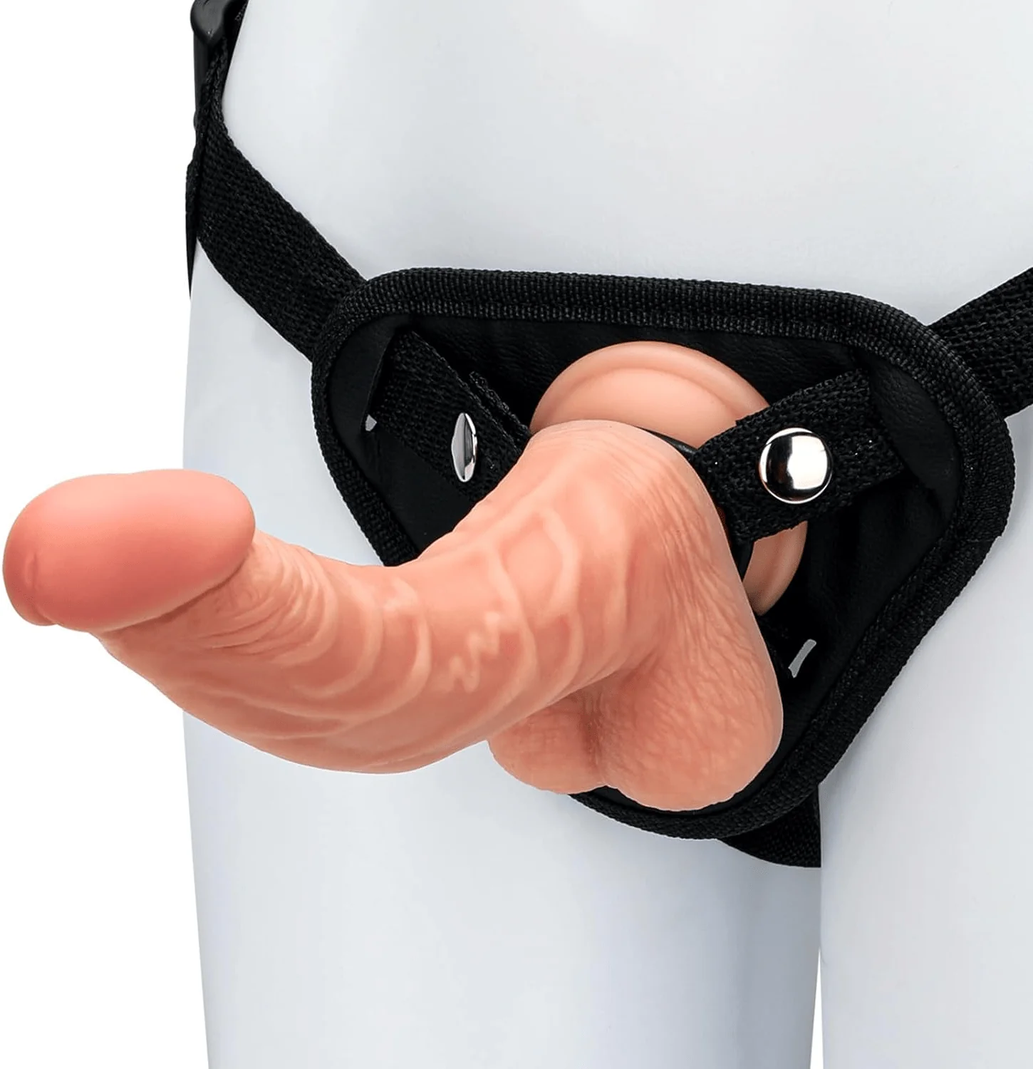 RealMate Realistic Silicone Strap-On Dildo & Harness - Image 6