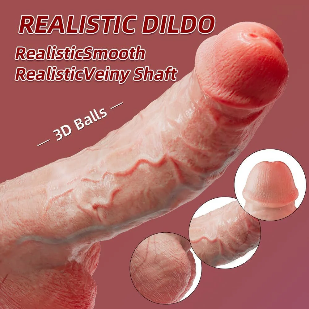 RealRush Realistic Thrusting Heating Dildo Vibrator - Image 7