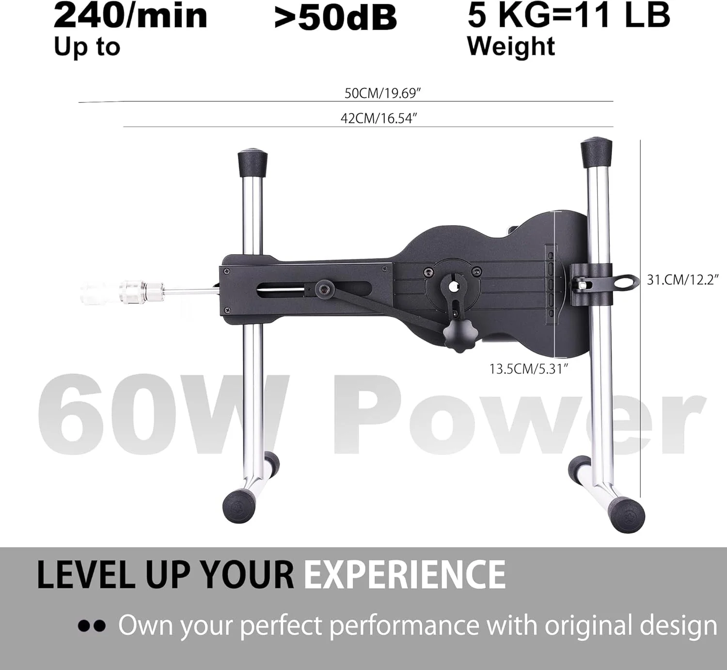 RhythmDrive Sex Machine with Remote & App Control | 8 Modes 60W - Image 3