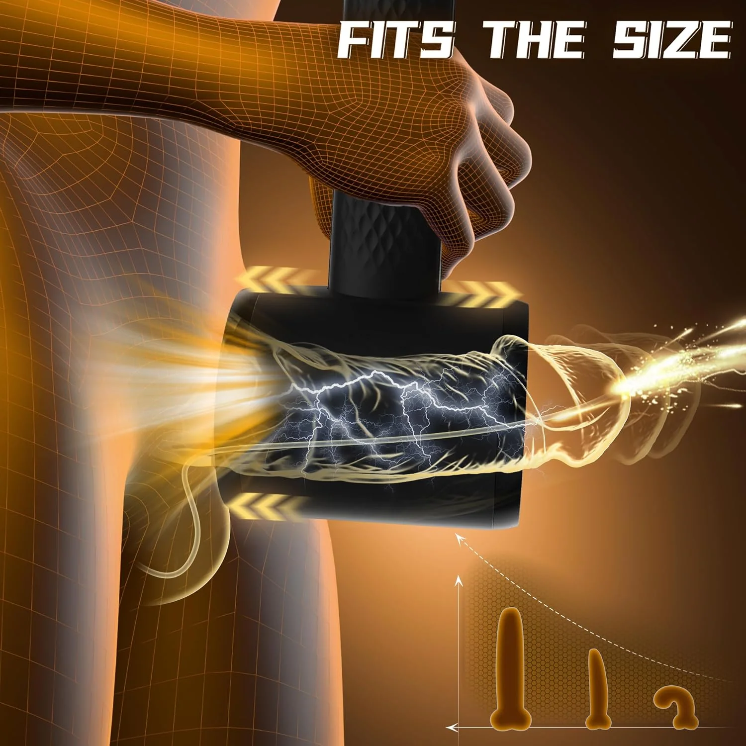 RhythmRide Thrusting Vibrating Male Stroker - Image 5