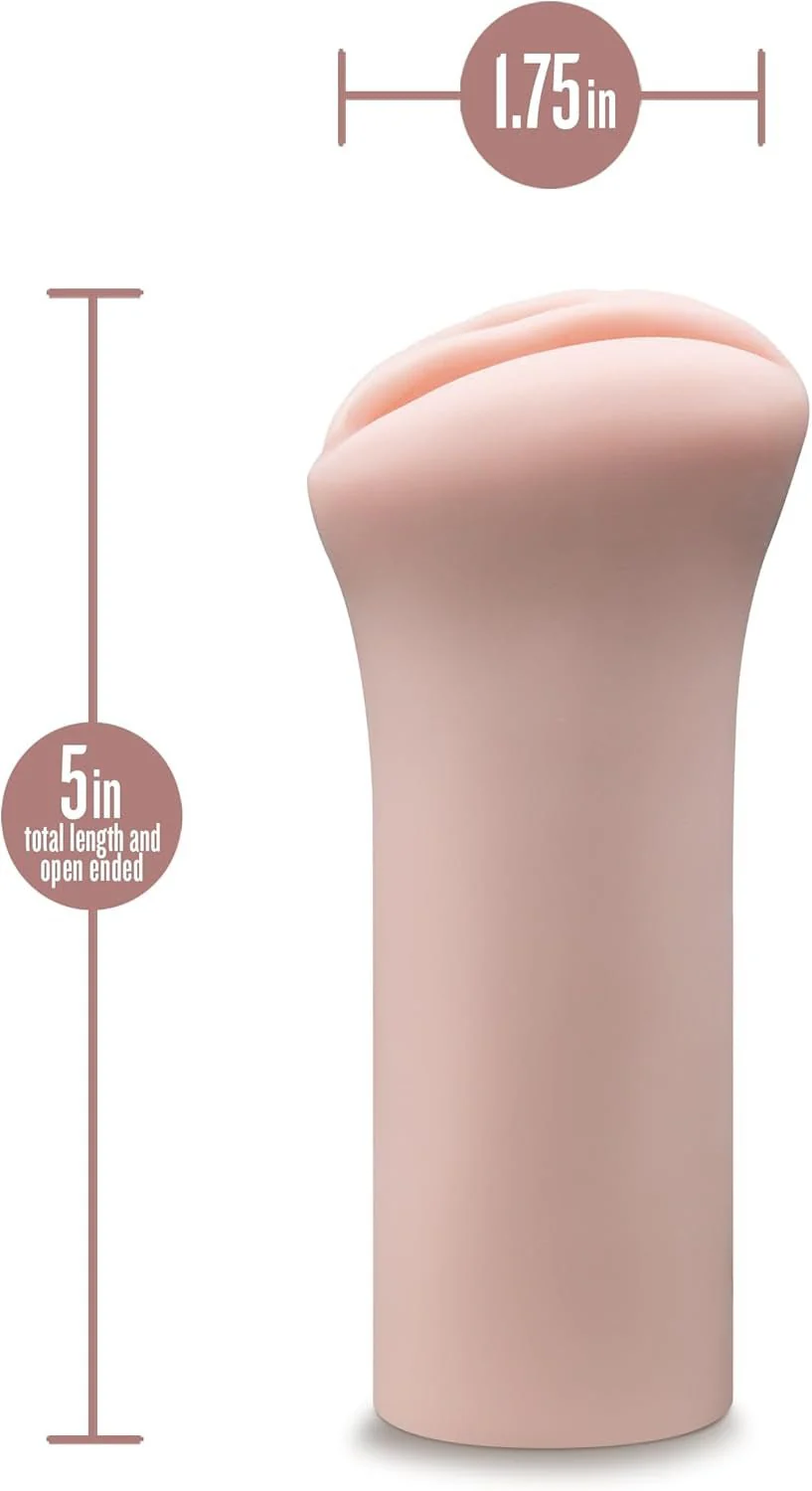 RibbedMuse Realistic Ribbed Pocket Pussy Stroker - Image 3