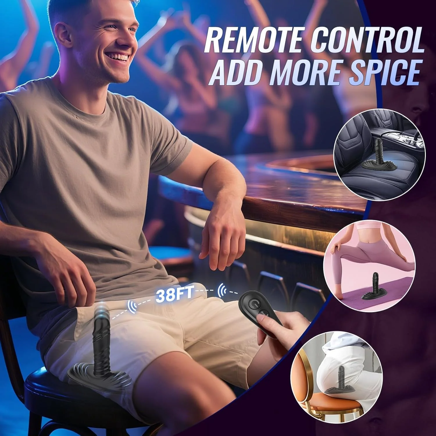 RideCore AI Sync Ride-On Prostate Massager Vibrator - Image 6