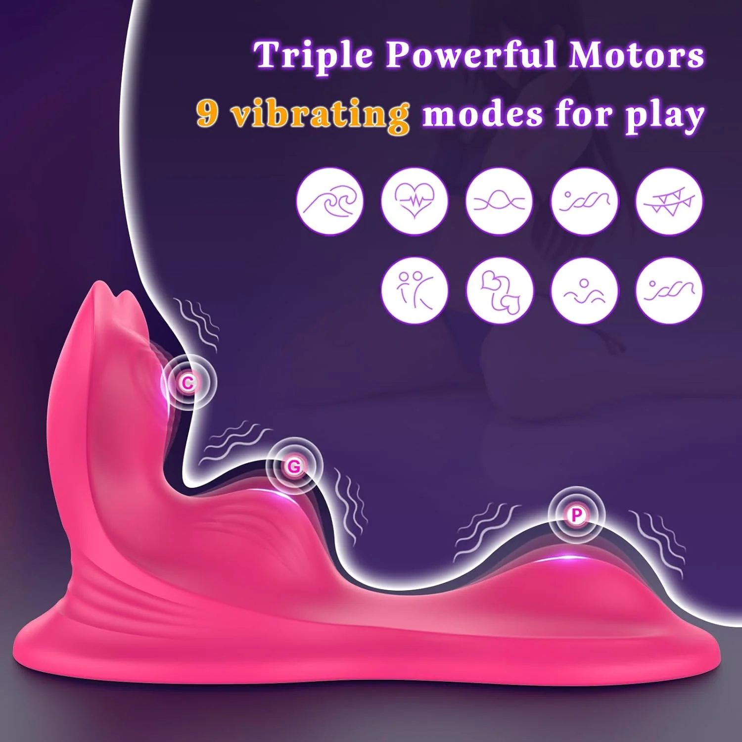 RideMax 3-Motor Sit-On Vibrator - Image 3