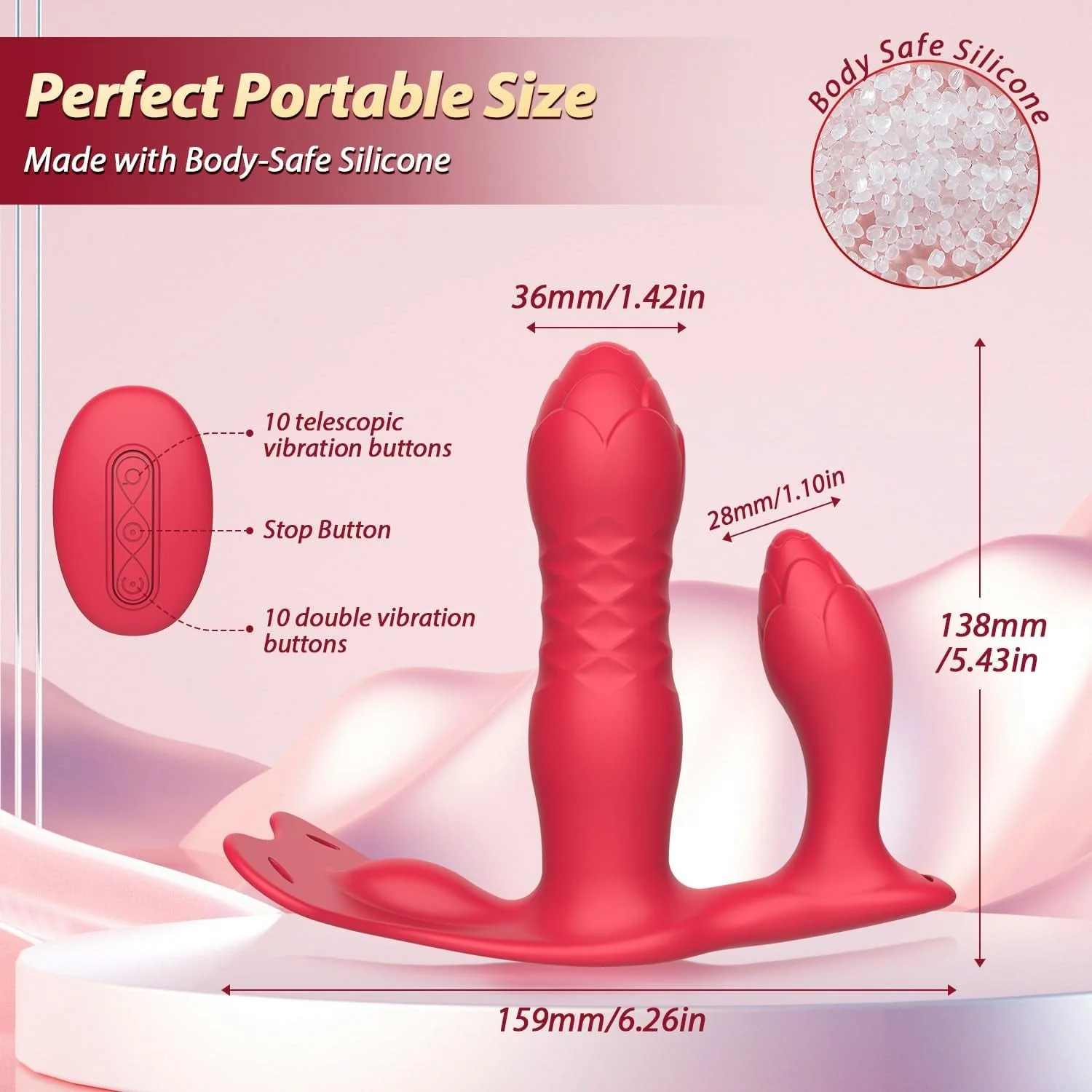 RideRhythm Remote Riding Thrusting Dildo Vibrator - Image 5