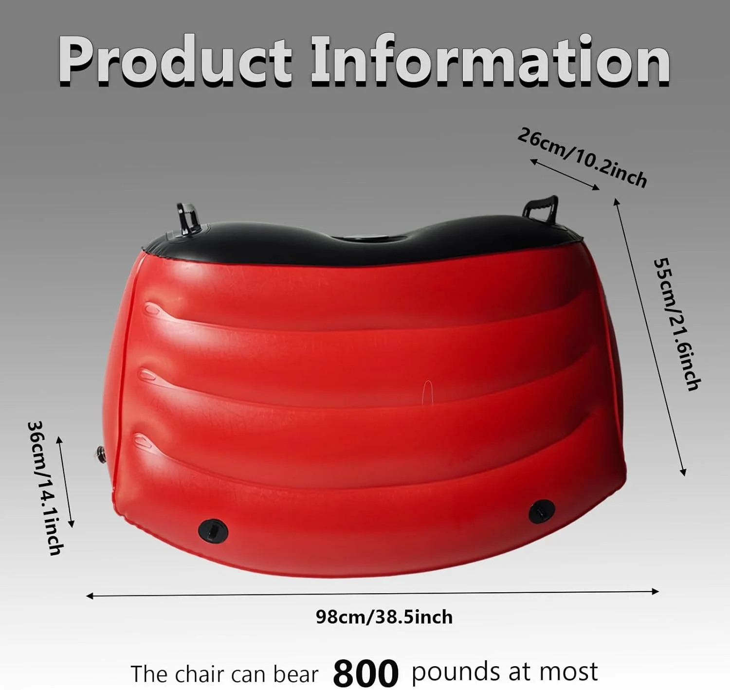 RiderX Inflatable Sex Chair with Dildo Mount - Image 4