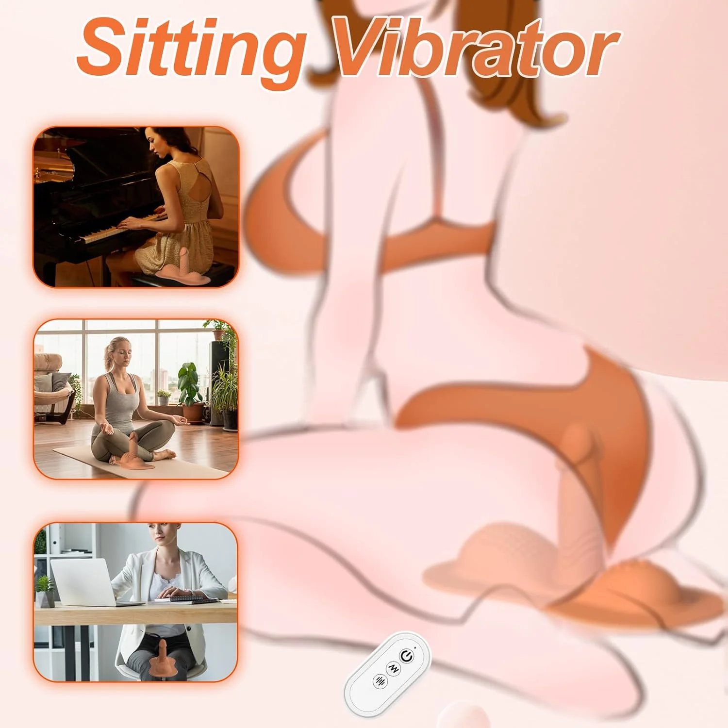 RideVibe Dual Motor Vibrating Ride-On Dildo - Image 3