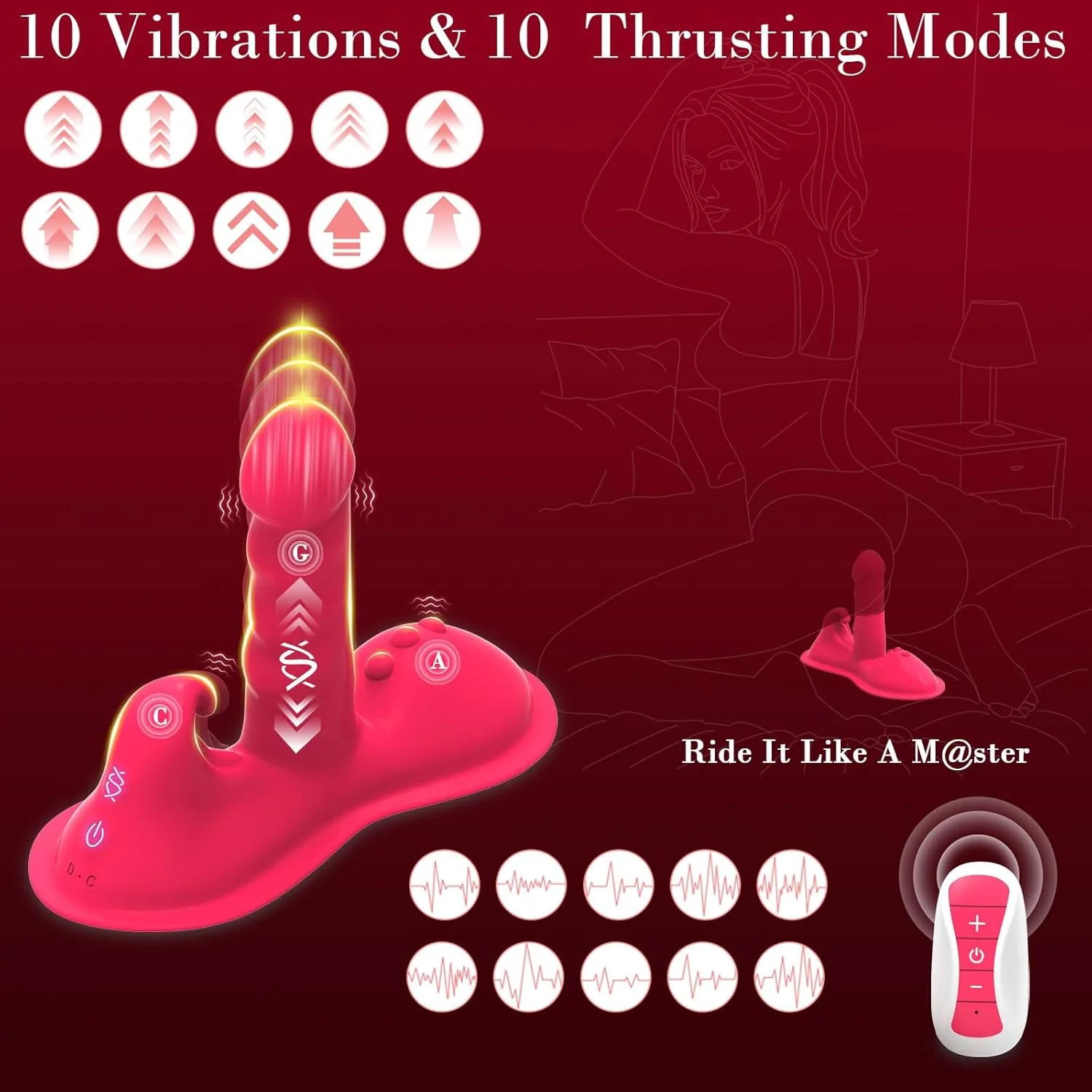 RideWave V2 Triple-Thrust Vibrator - Image 3