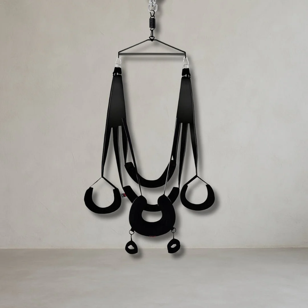 AeroGrip 360° Ceiling Sex Swing with Pillows & Cuffs - Image 4