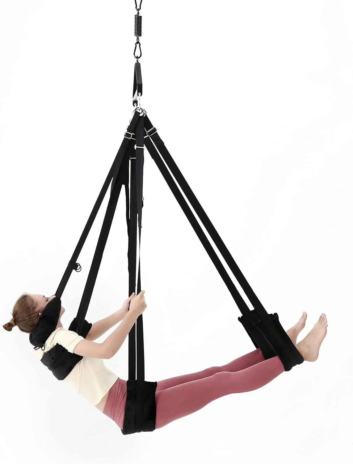 AeroGrip 360° Ceiling Sex Swing with Pillows & Cuffs - Image 7