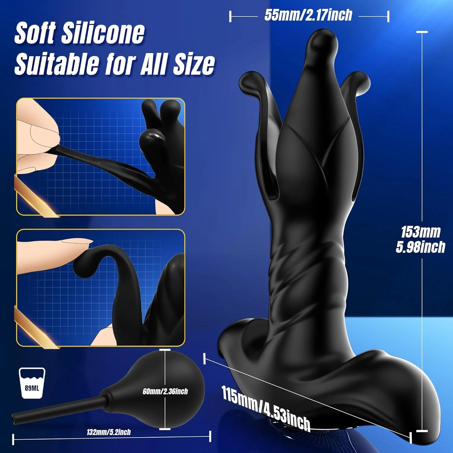 RinseHalo AI Sync Prostate Massager Male Vibrator Enema Kit - Image 8
