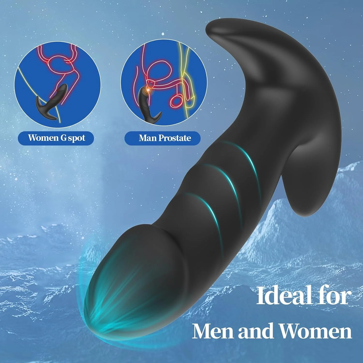 RiseTrio 3-Piece Silicone Anal Training Butt Plug Kit - Image 4