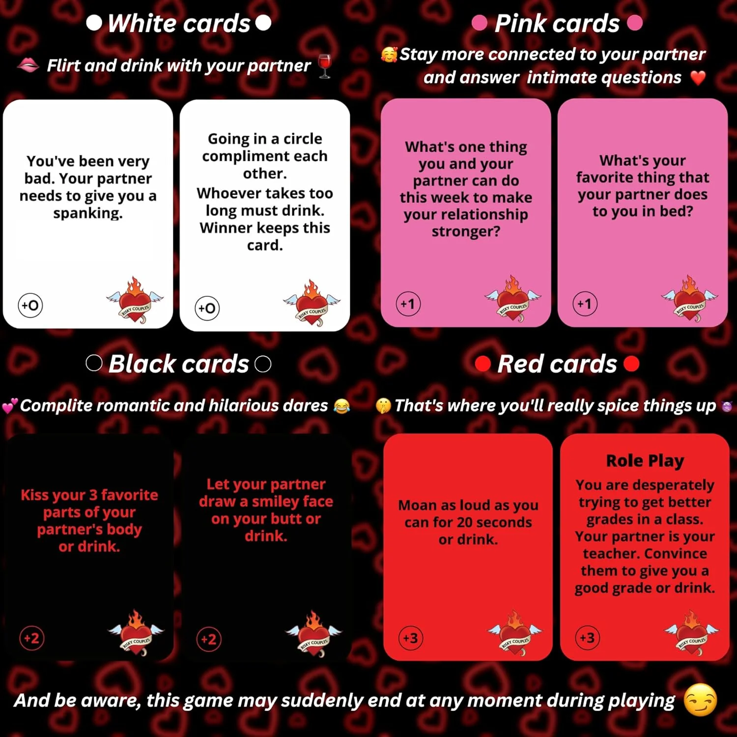 Risky Couples – Fun & Romantic Card Game for Date Nights - Image 4