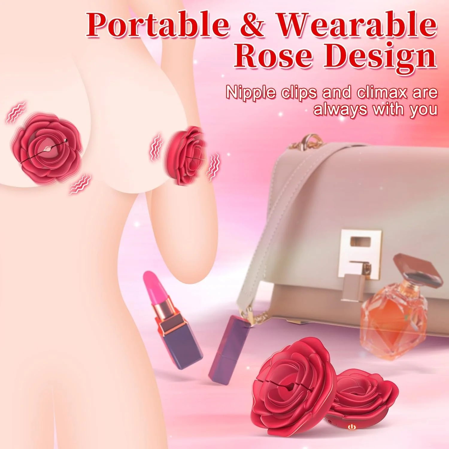 RoseBloom Nipple Vibrator - Image 6