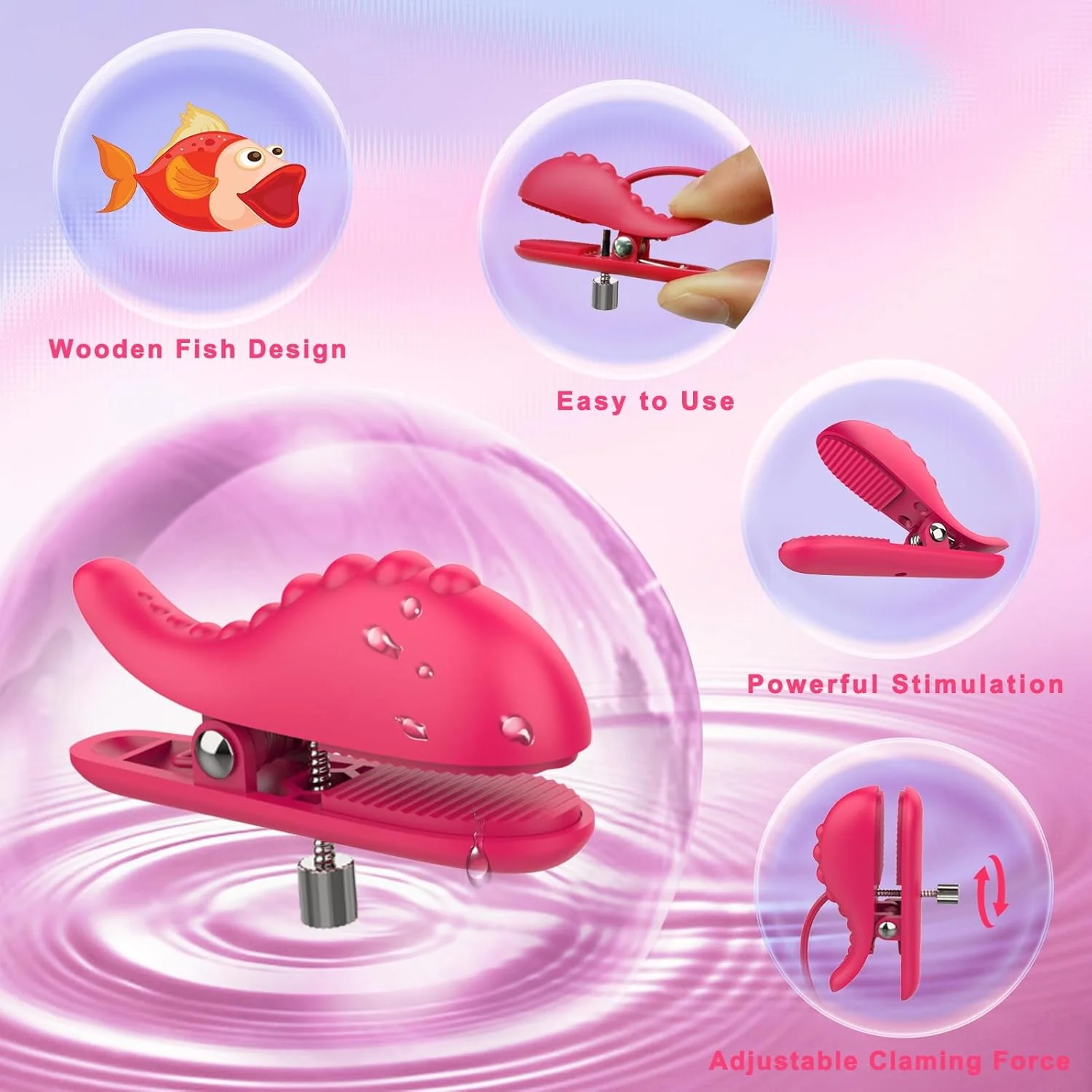RoseBond Nipple Vibrator & BDSM Choker - Image 6