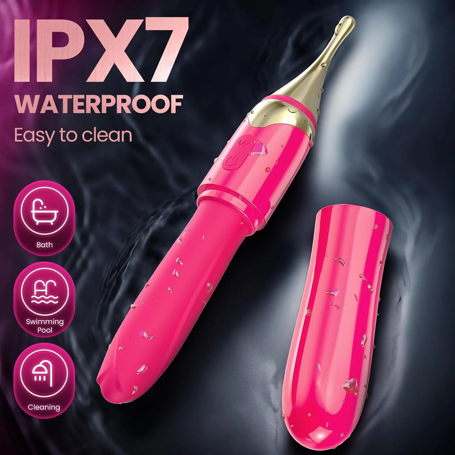 RoseFlex 5-in-1 Precision Pleasure Vibrator - Image 5