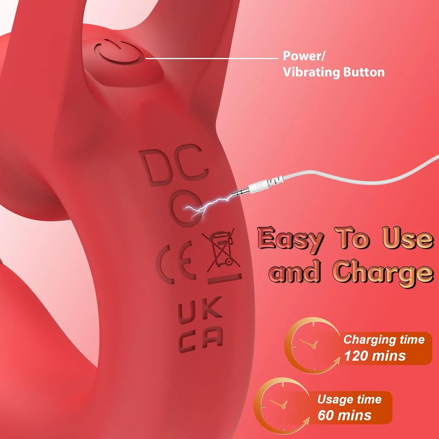 RoseFlick Dual Tease Finger Vibrator - Image 7