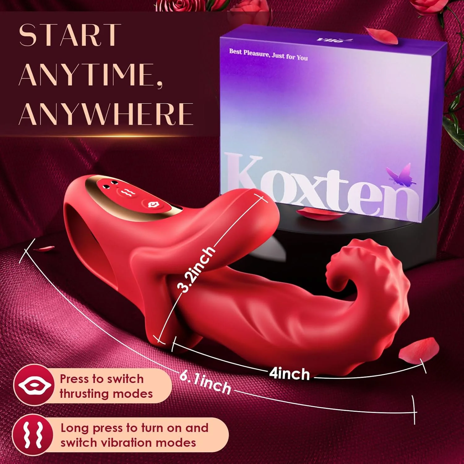 RoseLick 4-in-1 Tongue Vibrator - Image 7
