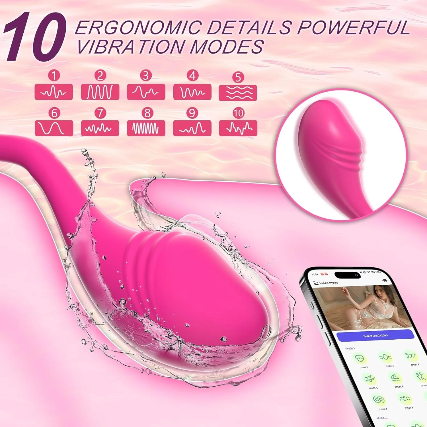 RoseLink Rose App-Control Wearable Egg Vibrator - Image 3