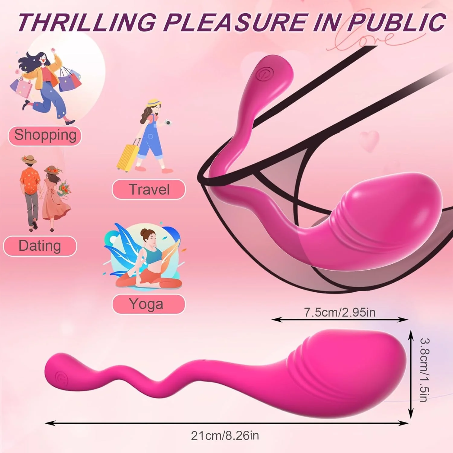 RoseLink Rose App-Control Wearable Egg Vibrator - Image 4